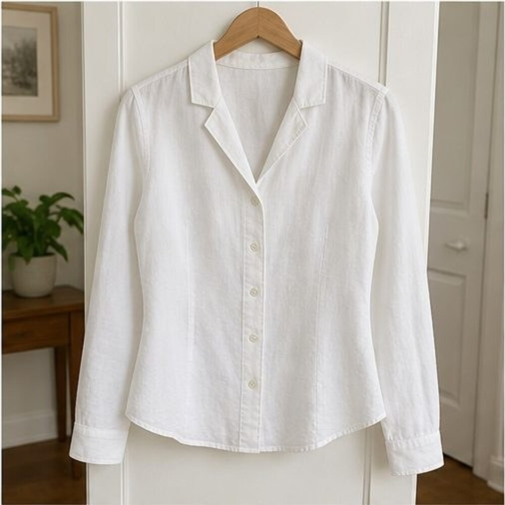 White Puff Sleeve Top